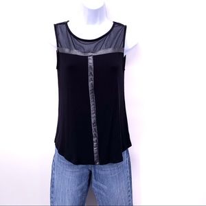 YUNI L.A. Black Sleeveless Top